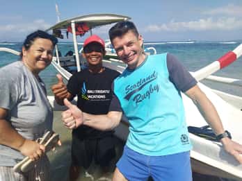 Bali Full Day Trip Fishing, Snorkeling,Eat in Candidasa