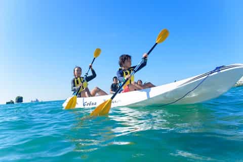 okinawa kayaking experience at nabee beach