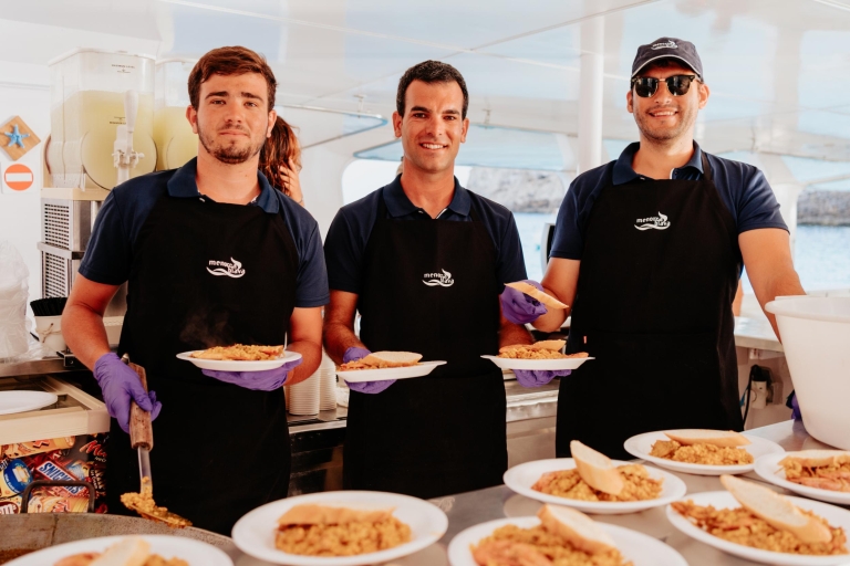 Menorca: Buchten & Strände Segeltour mit Paella-Mittagessen