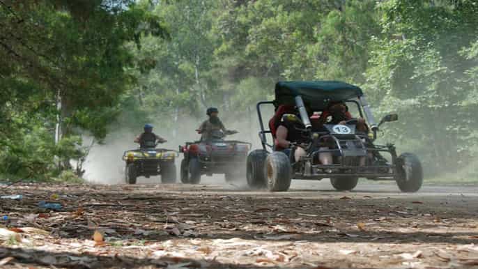 side 3hour guided buggy safari at koprucay river