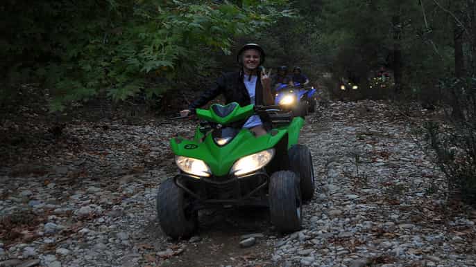 from side koprucay river quad bike safari