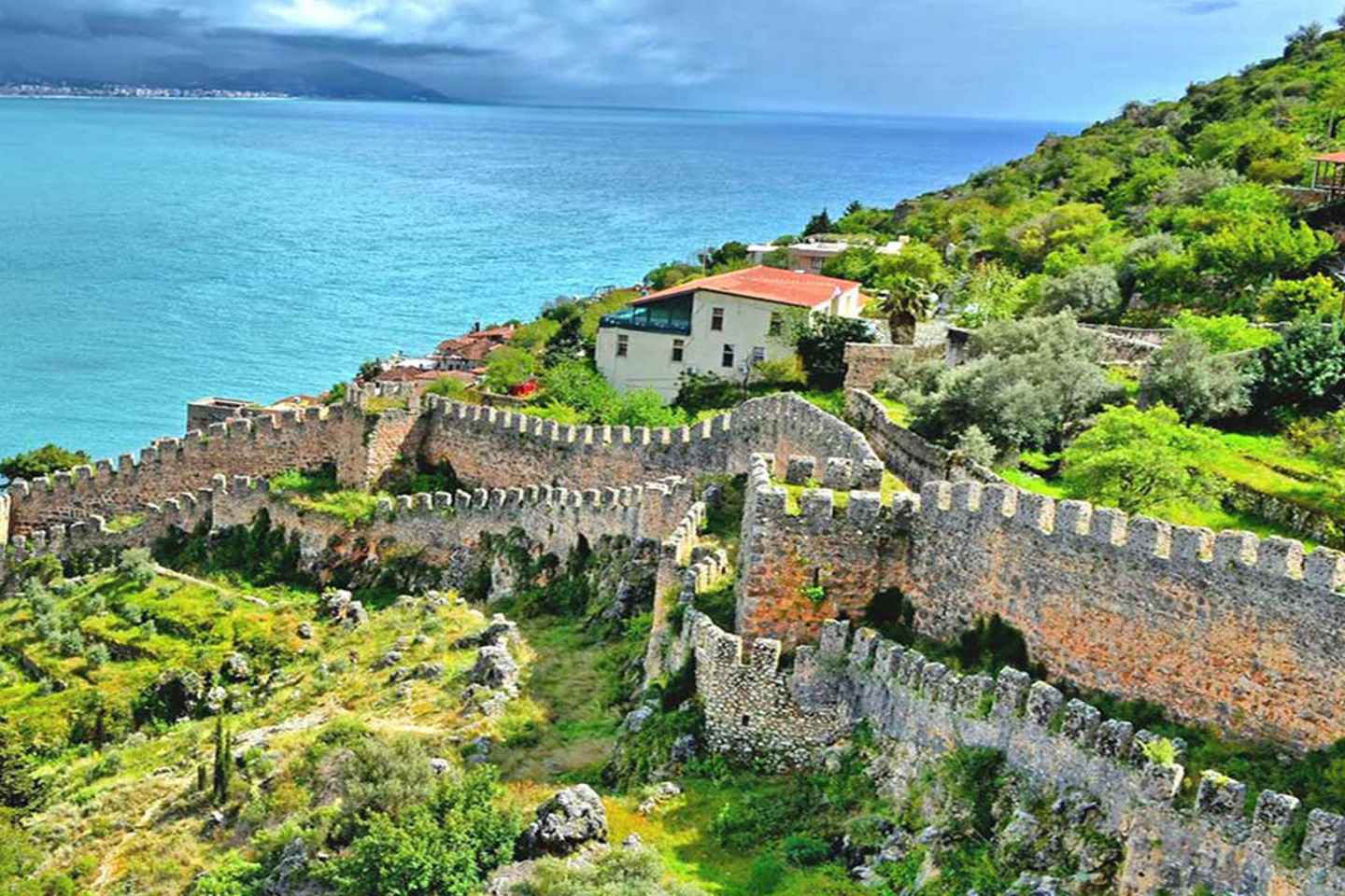 From city of Side: Guided Day Trip to Alanya City
