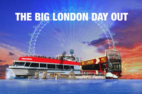 bilhete big london london eye big bus e cruzeiro no tâmisa