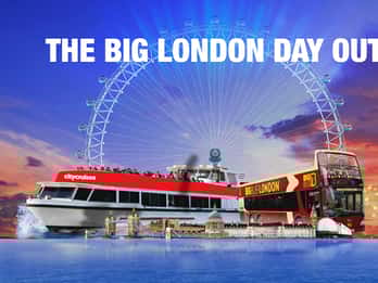 Big London Ticket: London Eye, Big Bus & Themse-Bootsfahrt Big London Ticket: London Eye, Big Bus & Themse-Bootsfahrt