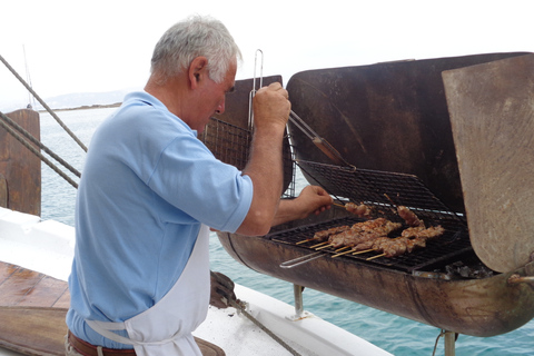 Mykonos: boottocht naar Delos en Rhenia met lunchMykonos: boottocht naar Delos en Rhenia met BBQ-lunch