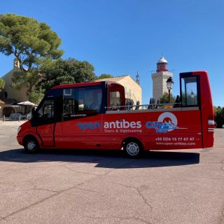 Antibes: tour panoramico in autobus hop-on hop-off di 1 o 2 giorni