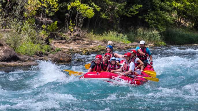 fullday white water rafting at köprülü canyon
