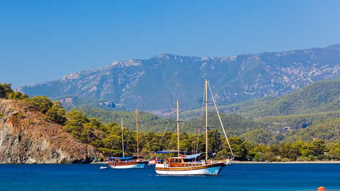 fullday phaselis boat trip from antalya with lunch