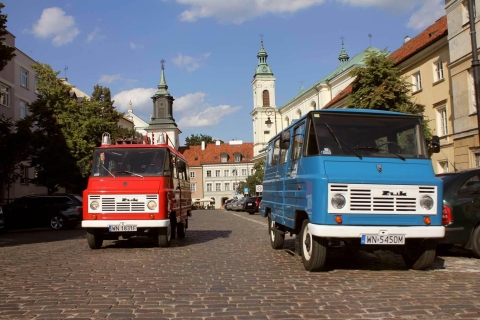 Varsovie : le meilleur de la ville - Visite privée en minibus rétro