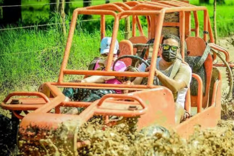 بونتا كانا: جولة بالعربات على الطرق الوعرة والسباحة في الكهف والتوقف في شاطئ ماكاوPunta Cana Buggy
