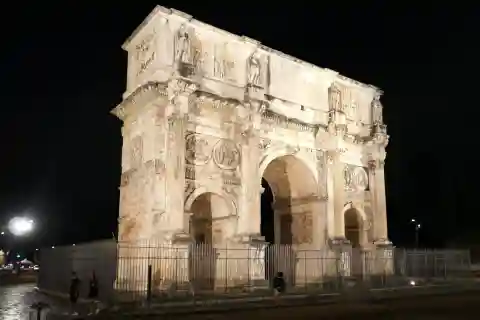Rom: Wunder des alten Roms in der Abenddämmerung