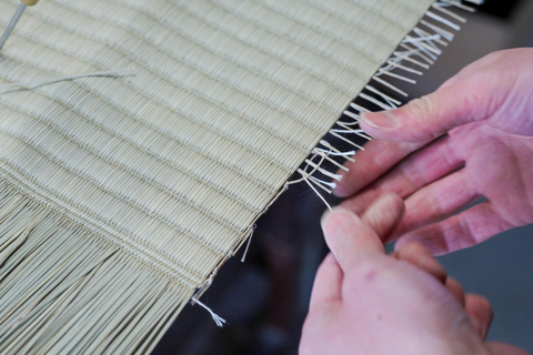 Nara: Tatami-Making Workshop with Tea and Sweets
