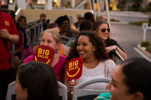 Las Vegas: Tour de ônibus hop-on hop-off Sightseeing Tour de ônibus hop-on hop-off em ônibus abertoIngresso de 3 dias com opção de entrada no High Roller ou no Neon Museum