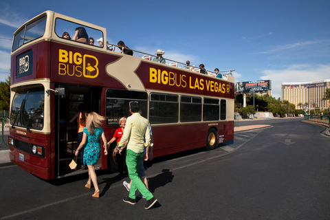 Las Vegas: Tour de ônibus hop-on hop-off Sightseeing Tour de ônibus hop-on hop-off em ônibus abertoIngresso de 3 dias com opção de entrada no High Roller ou no Neon Museum