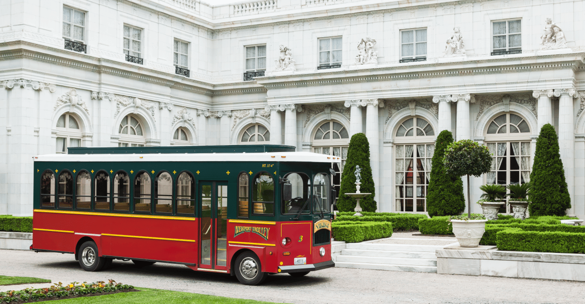Newport: Scenic Trolley Tour with Optional Breakers Entry