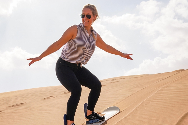 Dubaï : Quad, promenade à dos de chameau et surf des sablesVisite partagée avec double visite