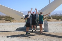 Palm Springs, gira autodirigida por molinos de viento - Hizvo