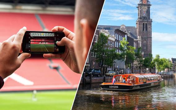 Amsterdam: Johan Cruijff ArenA Stadium Tour und Canal Cruise