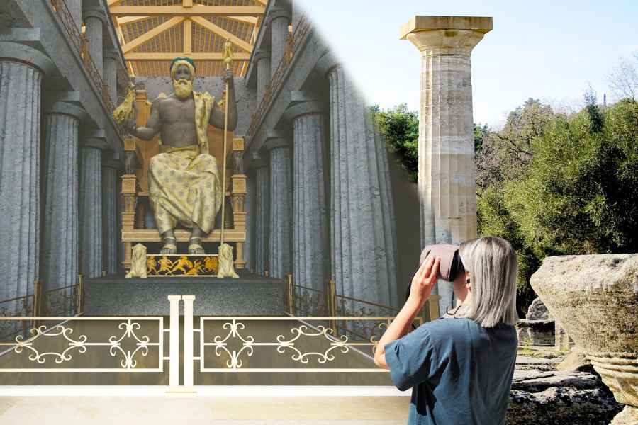 Olympia: Selbstgeführte Virtual Reality Tour durch Olympia. Foto: GetYourGuide