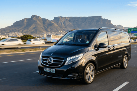 Cape Town: CPT Airport Private Transfer to/from City Center Arrival: CPT Airport to hotel in Cape Town city center