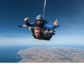 Adelaide: Tandem Skydiving sobre o Lago Alexandrina