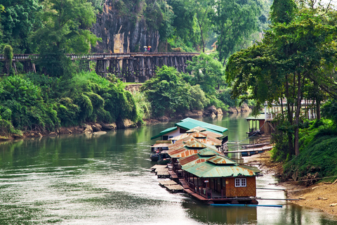 Bangkok: Kanchanaburi, río Kwai y recorrido en tren por la muerteTour privado en ingles