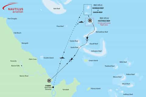 Ab Cairns: Barrier Reef Schnorcheln per Heli und/oder Boot