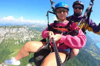Paragliding Flight over Lake Annecy - Talloires