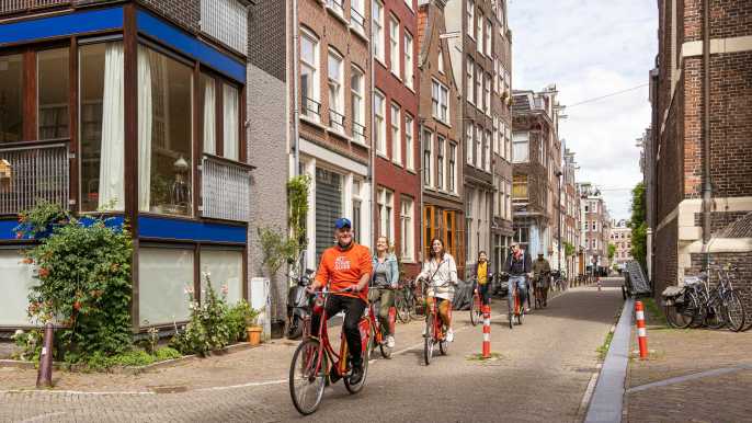 Ámsterdam: tour guiado en bicicleta por el centro de Ámsterdam