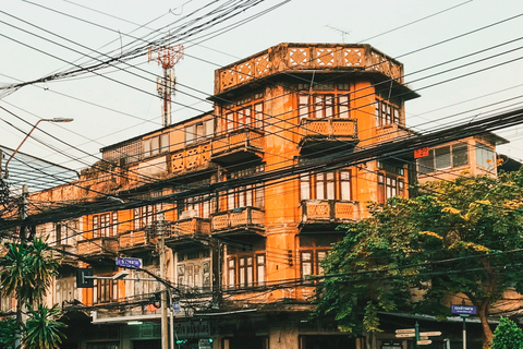 Bangkok: Vandringstur med gatukonst och gatuköksmatPrivat tur