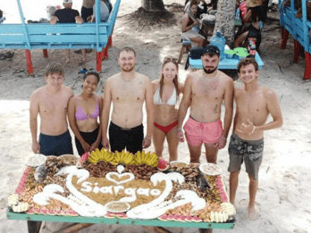 SIARGAO: Tri-island Tour with Daku Island and Boodlefight