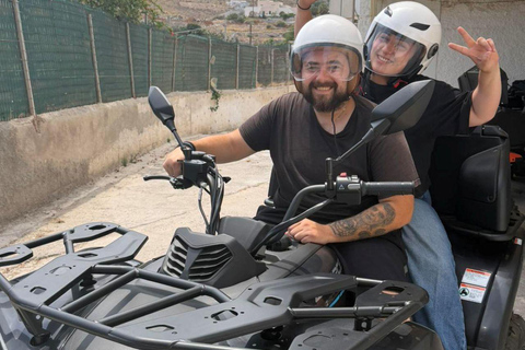 Santorini: Guided ATV Tour with Villages, Beaches & Views