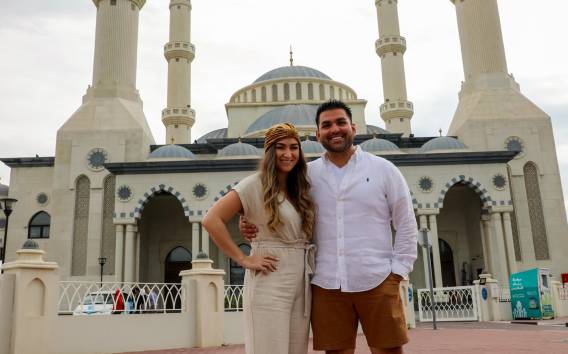 Altes und Neues Dubai: Stadttour mit blauer Moschee