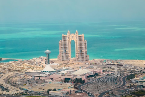 Desde Abu Dhabi: Mezquita, Qasr Al Watan y Etihad TowersTour compartido en inglés