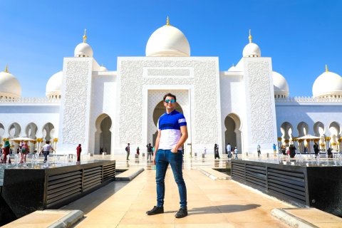 Desde Abu Dhabi: Mezquita, Qasr Al Watan y Etihad TowersTour compartido en español