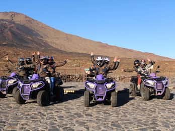 Tenerife: Quad Trip to the mount Teide with snack