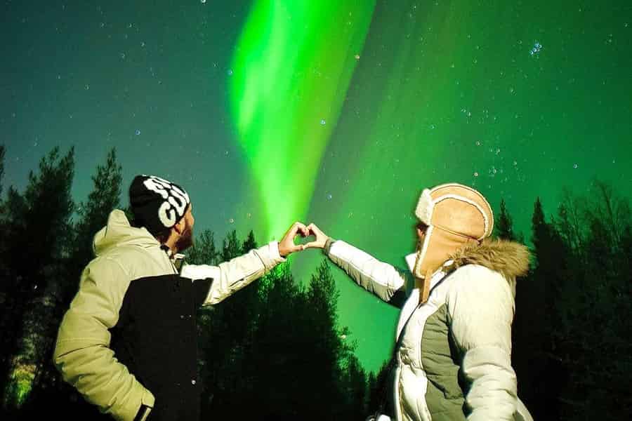 Rovaniemi: Garantierte Nordlichter & Fototour. Foto: GetYourGuide