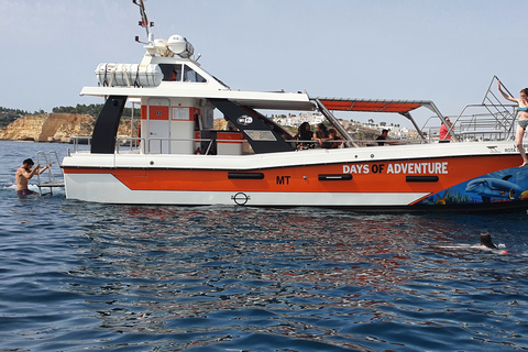 Depuis Lagos : visite familiale de Benagil en catamaran