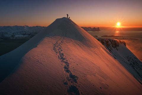 From Senja: Small Group Snowshoeing Tour