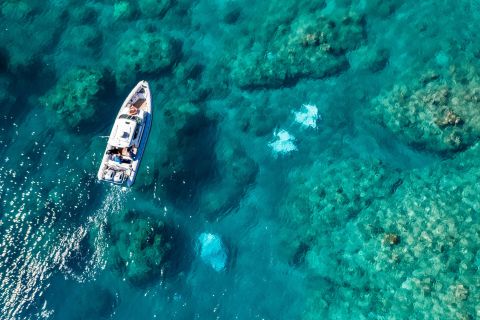Hamilton Island: aluguel de barco particular premium e mergulho com snorkel