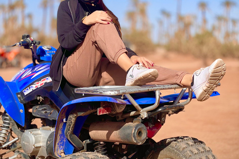 Marrakesh: Private Quad Bike Tour and camel riding in palm