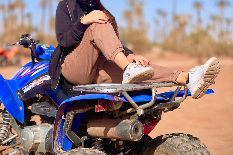 Marrakesh: Private Quad Bike Tour and camel riding in palm