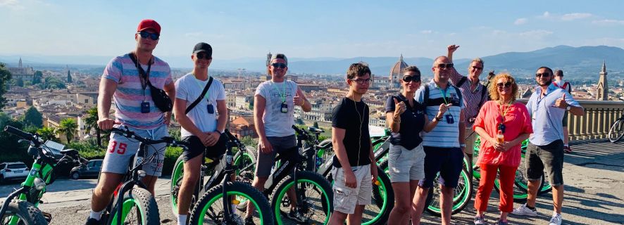 Florencja: Wycieczka w małej grupie na rowerze elektrycznym z placem Michała Anioła