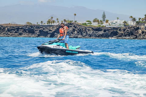 Tenerife: Jet Ski Ocean 1-Hour Safari with Optional Transfer 2 hours JetSki safari for two