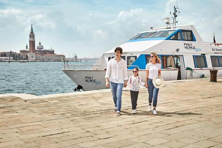 From Punta Sabbioni: Venice,Murano,Burano parking included
