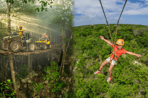 From Cancun & Riviera Maya: ATV, Zip Line, and Cenotes Tour