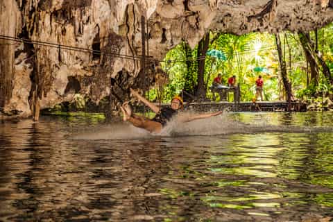 From Cancun & Riviera Maya: ATV, Zip Line, and Cenotes Tour
