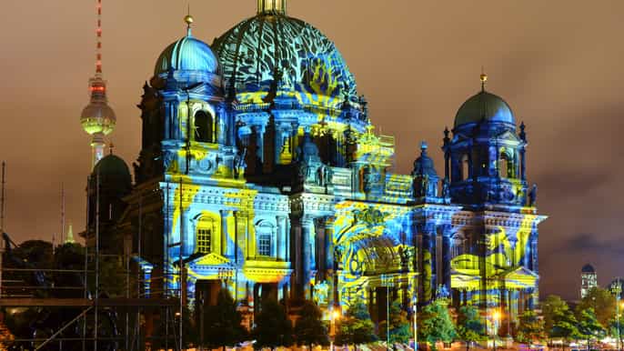 berlin light festival nachttour im offenen doppeldeckerbus