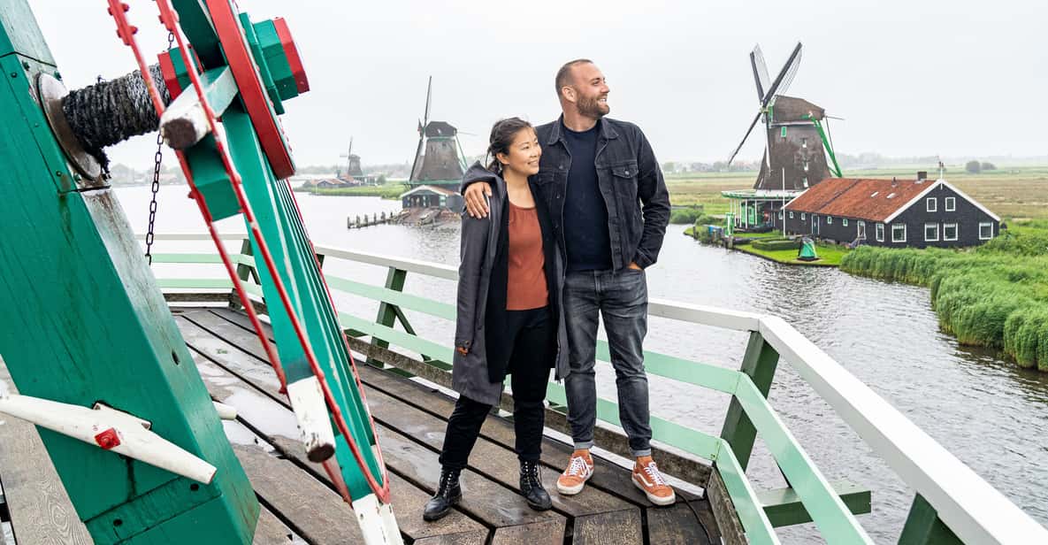 Fra Amsterdam: Bustur til Volendam, Edam og Zaanse Schans