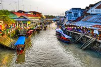 Kanchanaburi, tour turístico con el mercado de Anfawa - Hizvo